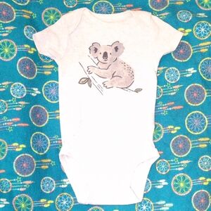 Carter's White Koala Bodysuit